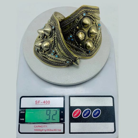 Single Rustic Pure Vintage Gypsy Boho Cuff,Tribal Statement Cuff - Picture 5 of 10